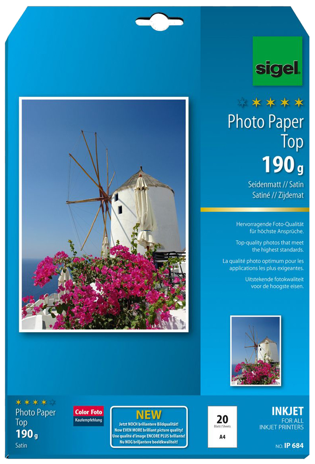Papiers photos A4