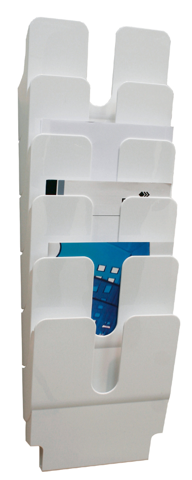 DURABLE Set de porte-brochures mural 'FLEXIPLUS 6', A4
