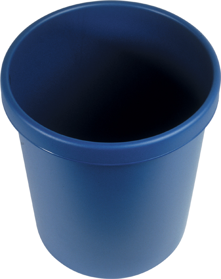 helit Corbeille à papier 'the german', 30 litres, PE, bleu