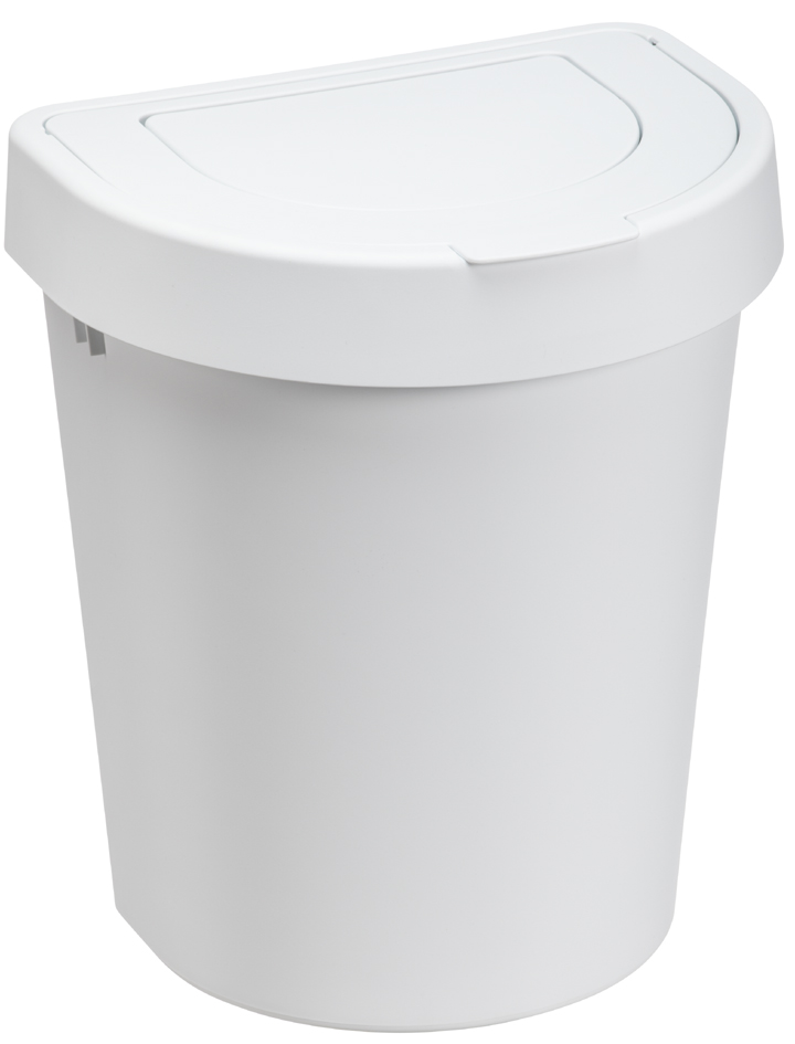 plast team Poubelle SEATTLE, 10 litres, blanc