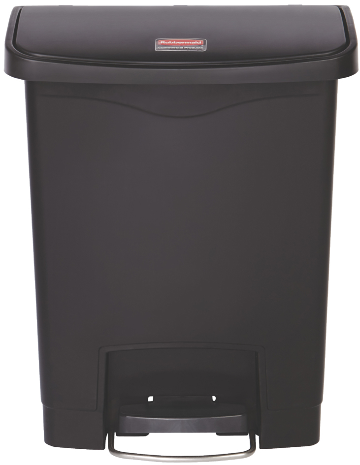 Collecteur à pédale Slim Jim, 30 litres, noir