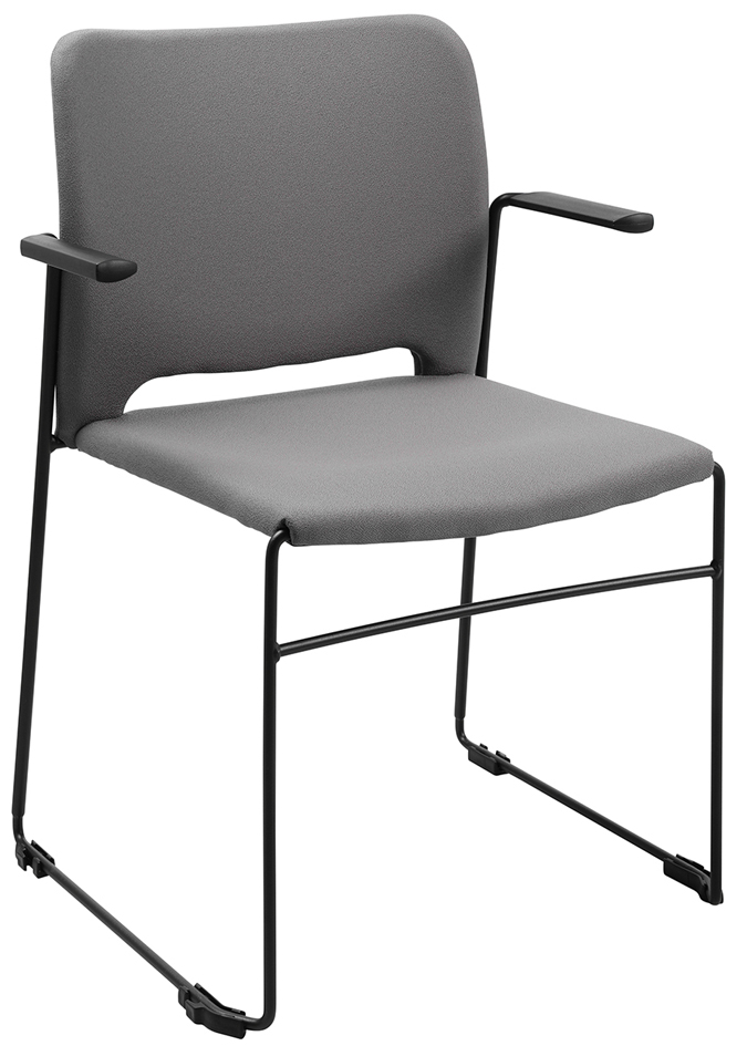 Topstar Chaise visiteur 'Visit Lite', rembourré, gris