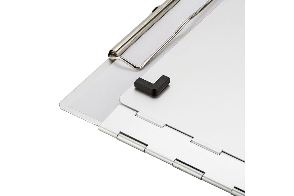Porte-blocs double, A4, aluminium