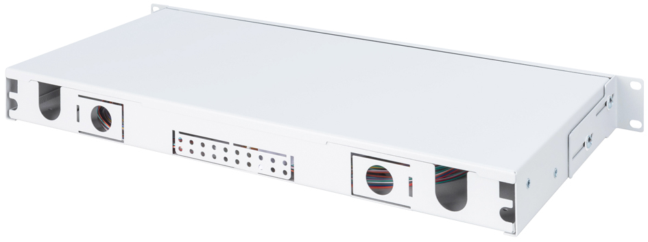 Boîte dépissure à fibre optique 19", vue arrière