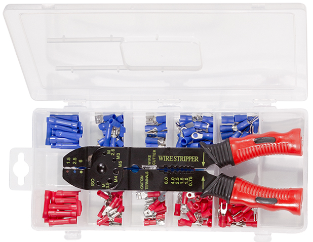LogiLink Pince à sertir avec assortiment de cosses