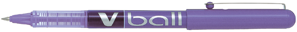 PILOT Stylo roller V Ball VB 5, pointe métal, violet
