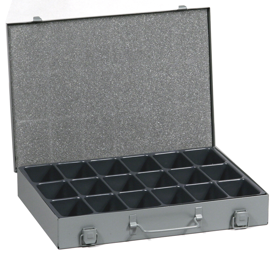 allit Mallette à petites pièces EuroPlus Metall 34/18, gris