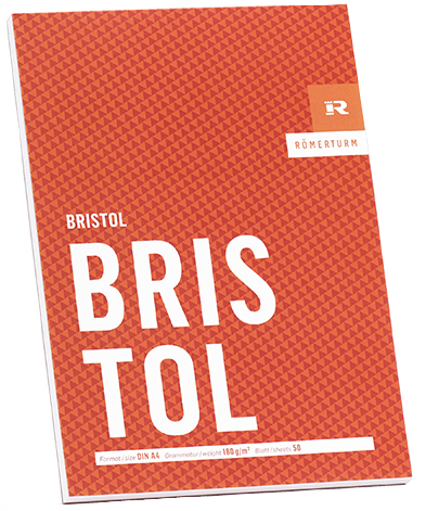 RÖMERTURM Bloc pour artistes 'BRISTOL', A3, 50 feuilles
