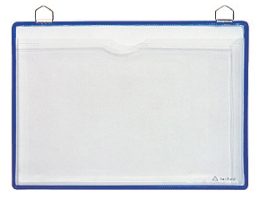 djois by tarifold Porte brochures, A4 paysage, bleu