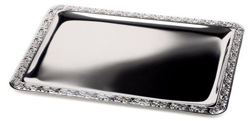 APS Plateau 'MIEUX SERVI', (L)350 x (P)240 mm, argent