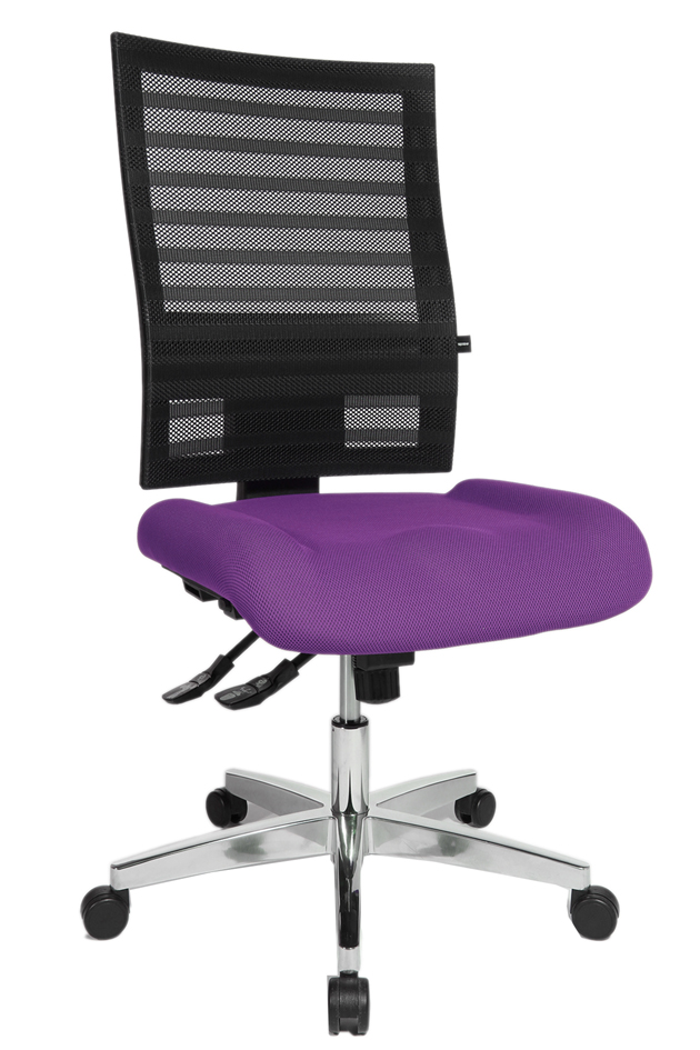 Fauteuil de bureau "P 91 NET", violet