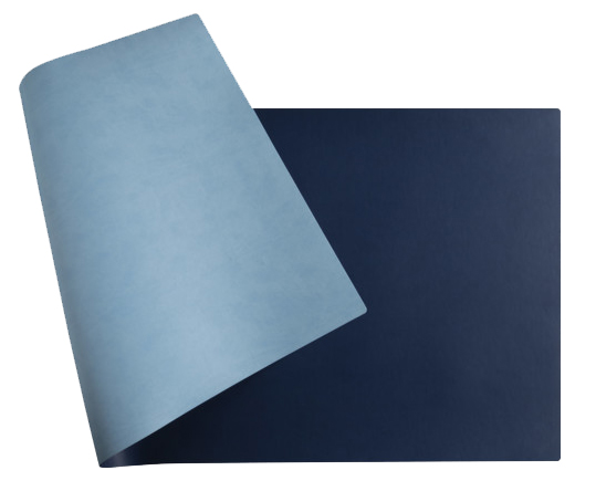 EXACOMPTA Sous-mains, 350 x 600 mm, marine / ciel