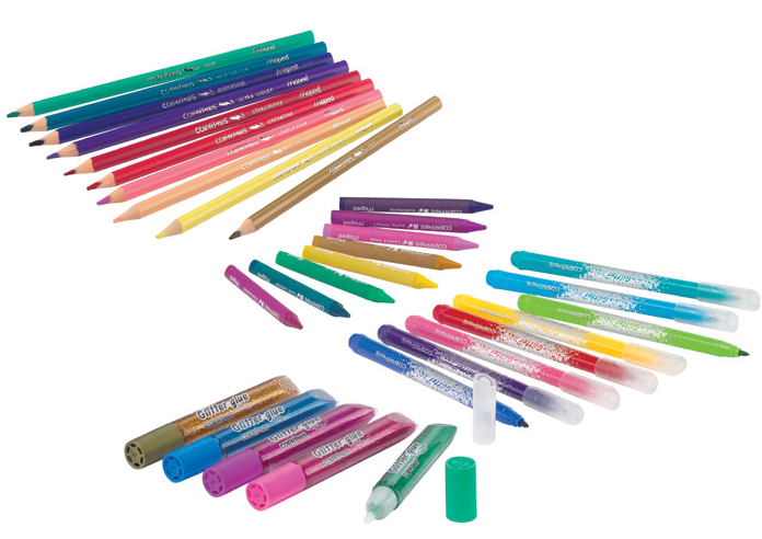 Kit de coloriage Glittering COLOR'PEPS, contenu
