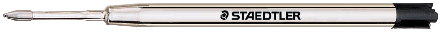 STAEDTLER Recharge pour stylo à bille 458, M, noir