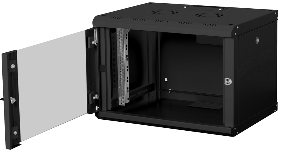 DIGITUS Coffret mural 19' Unique Line, 7 U, noir