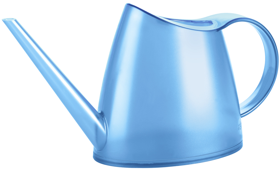EDA Arrosoir FUCHSIA, 1,5 litre, bleu translucide