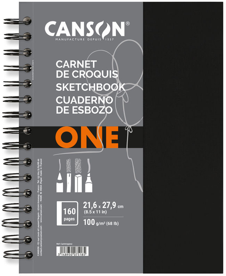 Carnets de croquis, spirale