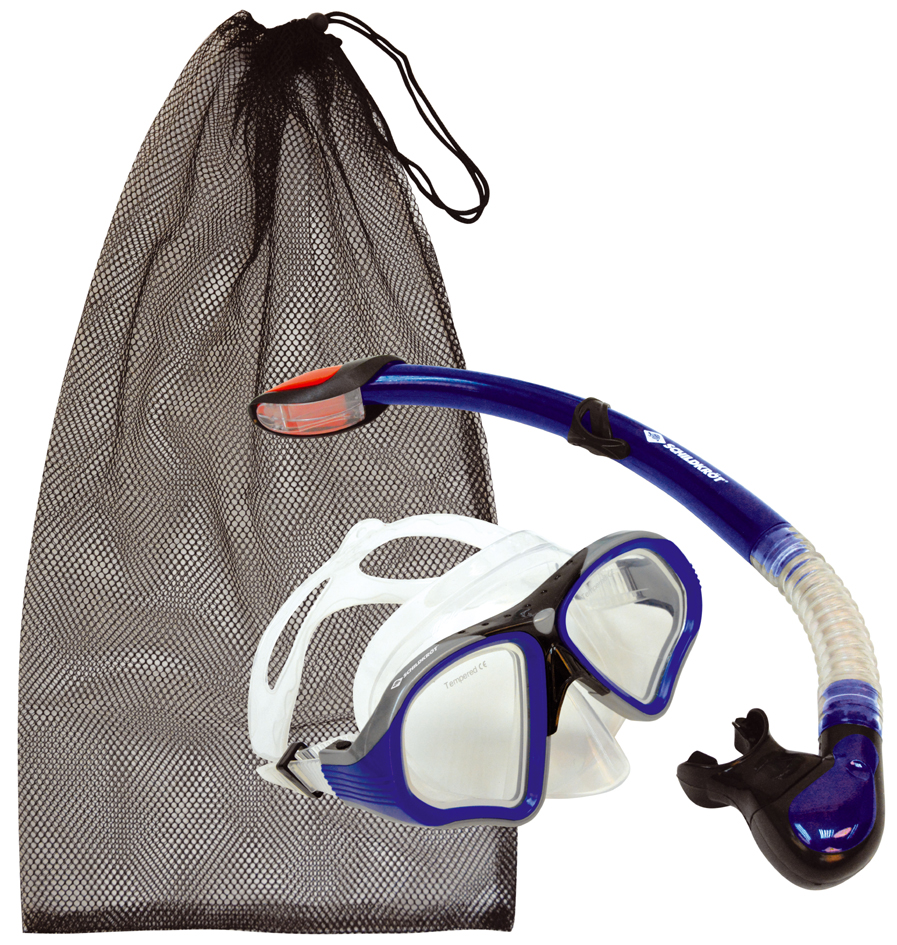 Set masque/tuba "Pro Palau", filet de rangement incl.