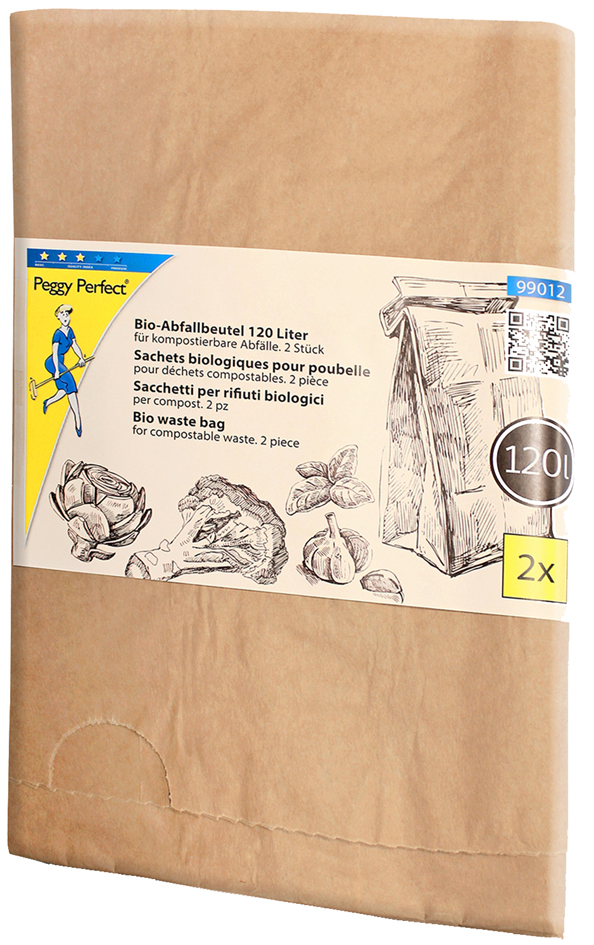 Sacs à ordures compostables, papier