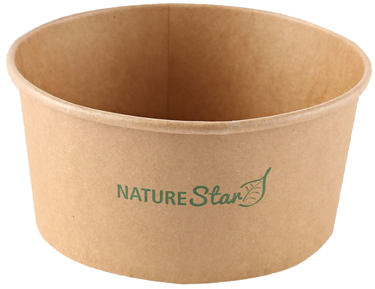 NATURE Star Bol à salade Caesar, rond, 1.000 ml, marron