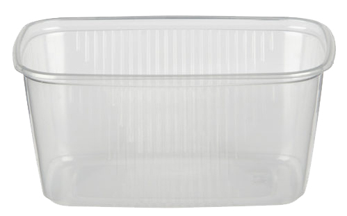 STARPAK Barquette d'emballage rectangulaire, 125 ml