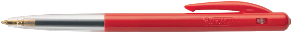 BIC Stylo à bille rétractable M10, rouge