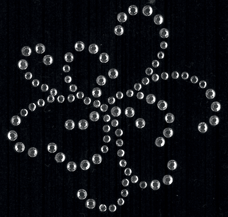 KLEIBER Application strass 'Fleur fantaisie 1'
