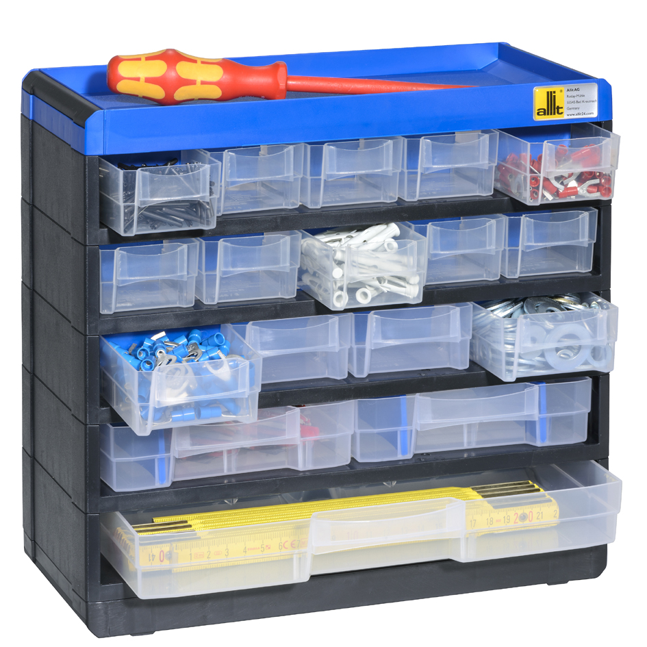 Contenants petites pièces, plastique