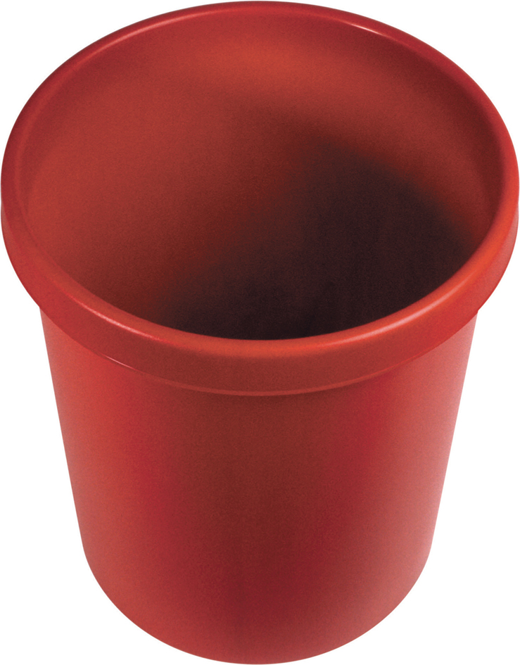 Corbeille à papier "the german", rouge