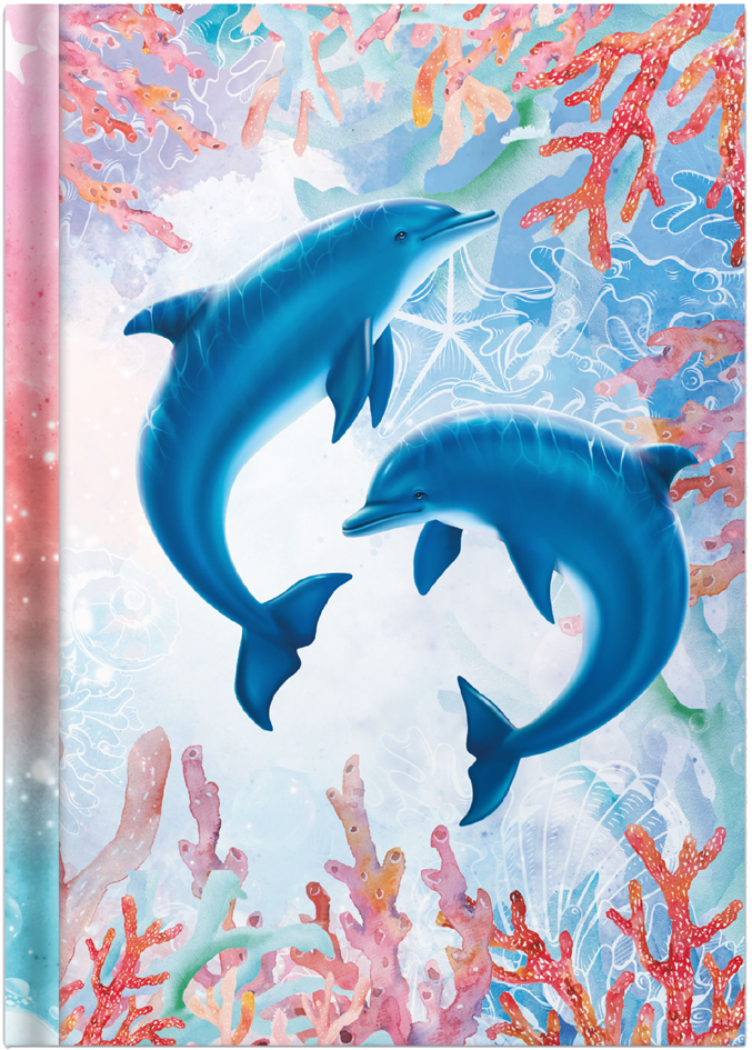 RNK Verlag Carnet de notes 'Dauphin', A4, 96 feuilles, uni