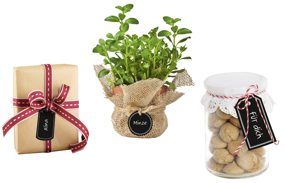Etiquettes cadeau