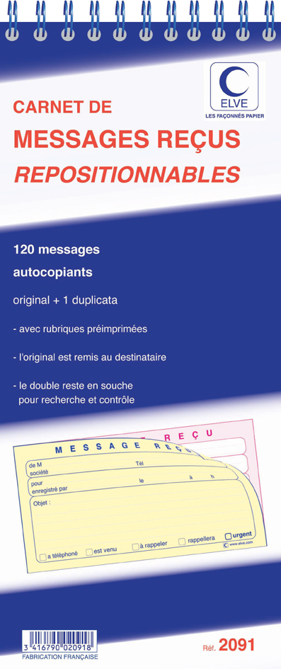 120 messages repositionables