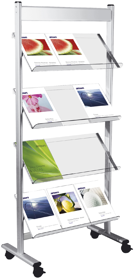 kerkmann Présentoir à brochures Ecoline, pour 12 x A4