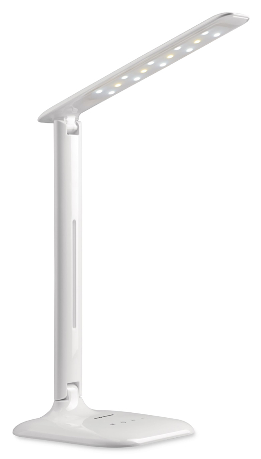 magnetoplan Lampe de bureau à LED Tropo, avec socle, blanc