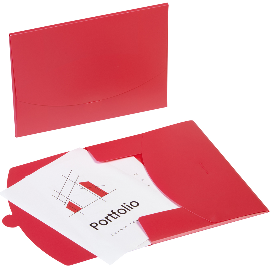 PAGNA Pochette à documents 'Wallet', A4, PP, rouge