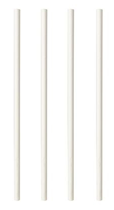 PAPSTAR Paille en papier 'pure', 200 mm, blanc