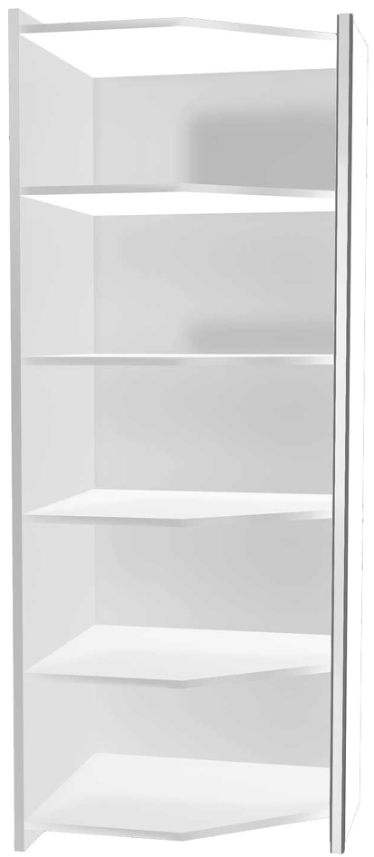 Etagère annexe de coin, 5 HC, blanc