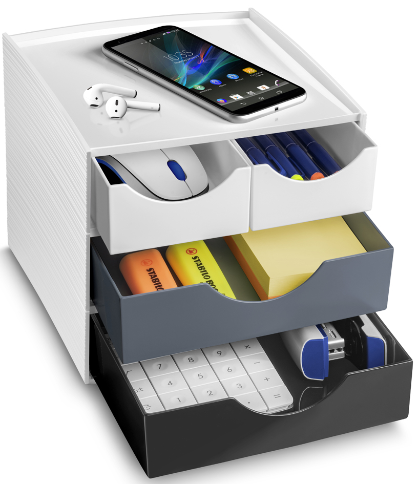 Visuel de référence: Mini module de rangement MyCube mineral, ouvert