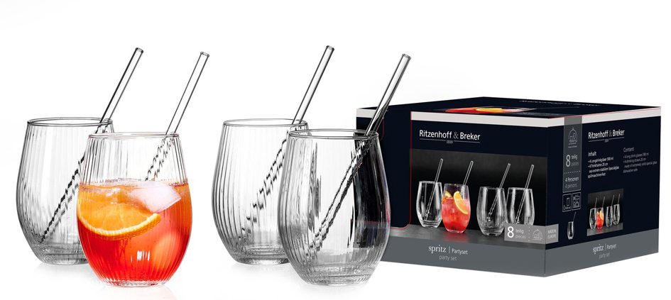 Ritzenhoff & Breker Set festif SPRITZ, 8 pièces