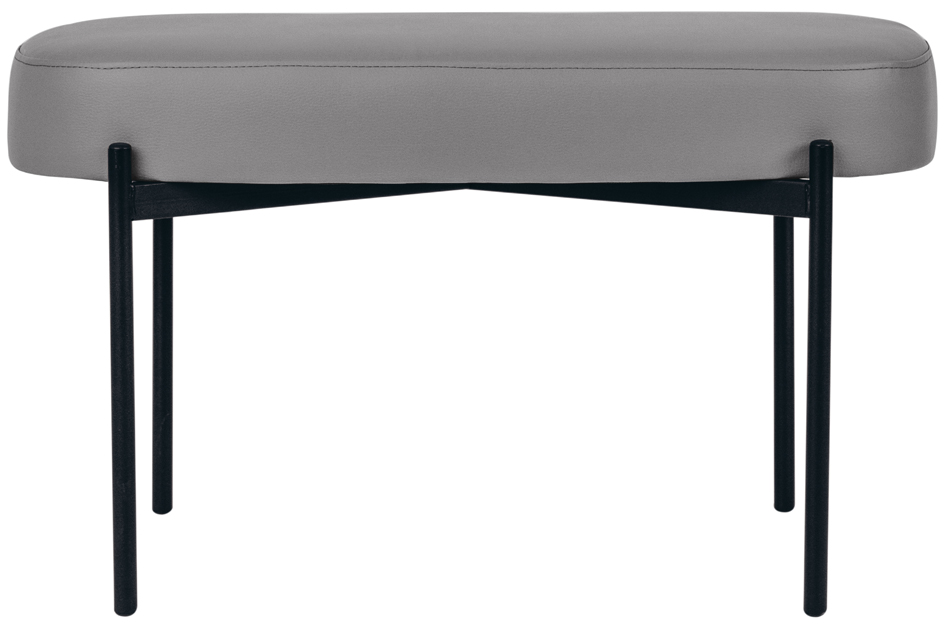 PAPERFLOW Banc oval GAIA, taille M, habillage similicuir