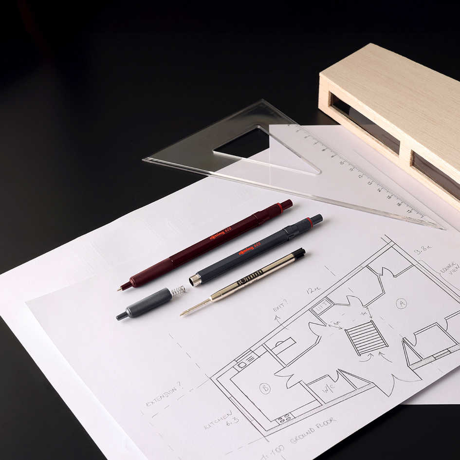 rotring Porte-mine 600, 0,5 mm, Chocolate Truffle