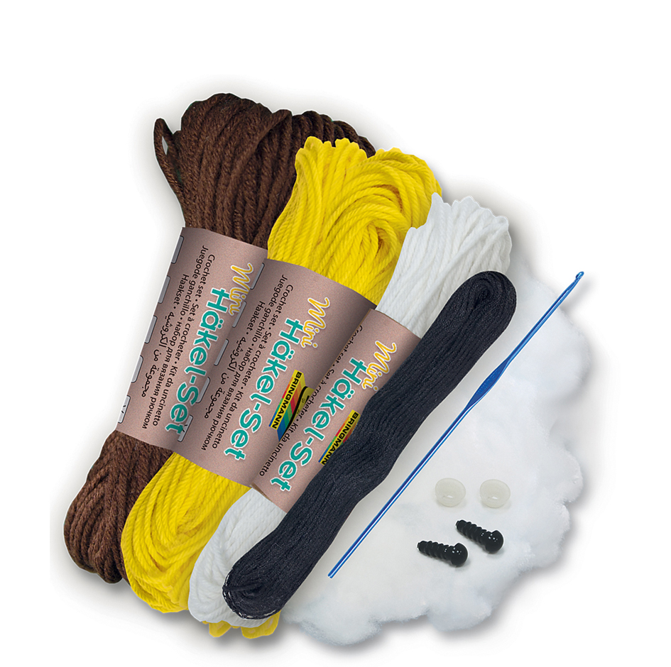 Mini kit de crochet "lion", contenu