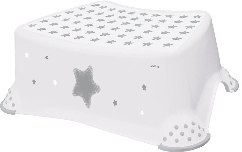keeeper kids Marchepied tomek 'stars', blanc & impression