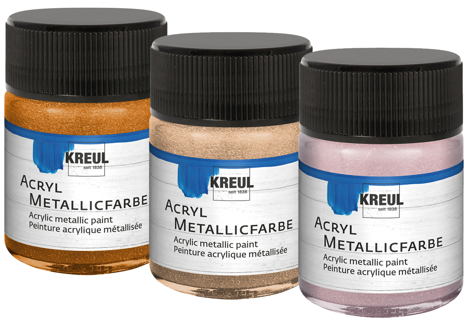Peinture acrylique, flacon verre