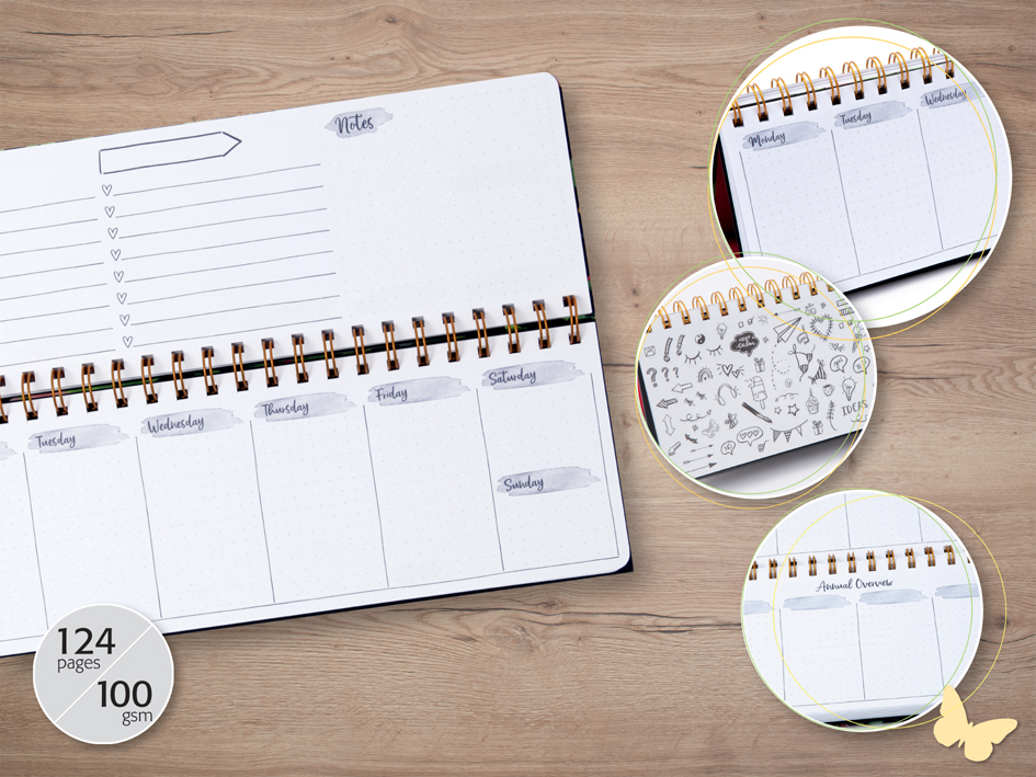 Agendas de bureau - format paysage