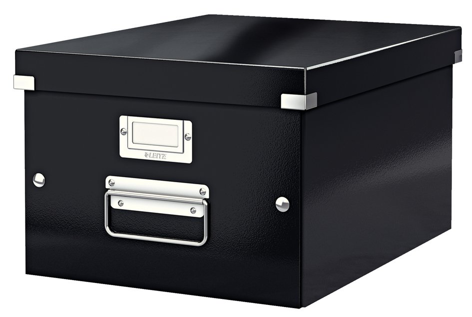 LEITZ Boîte de rangement Click & Store WOW, A4, noir