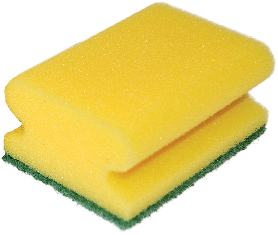 HYGOCLEAN Eponge de nettoyage CLASSIC, 95 x 70 mm, jaune