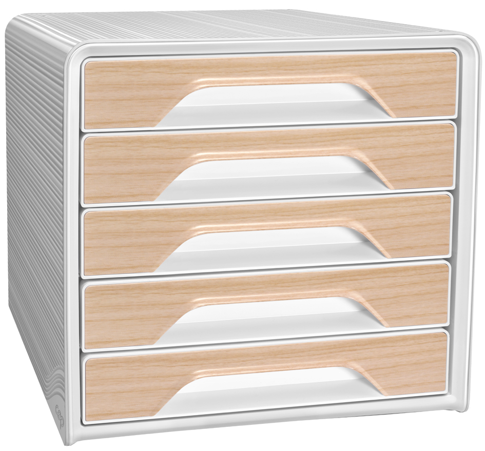 Bloc de classement Smoove Silva, décor hêtre