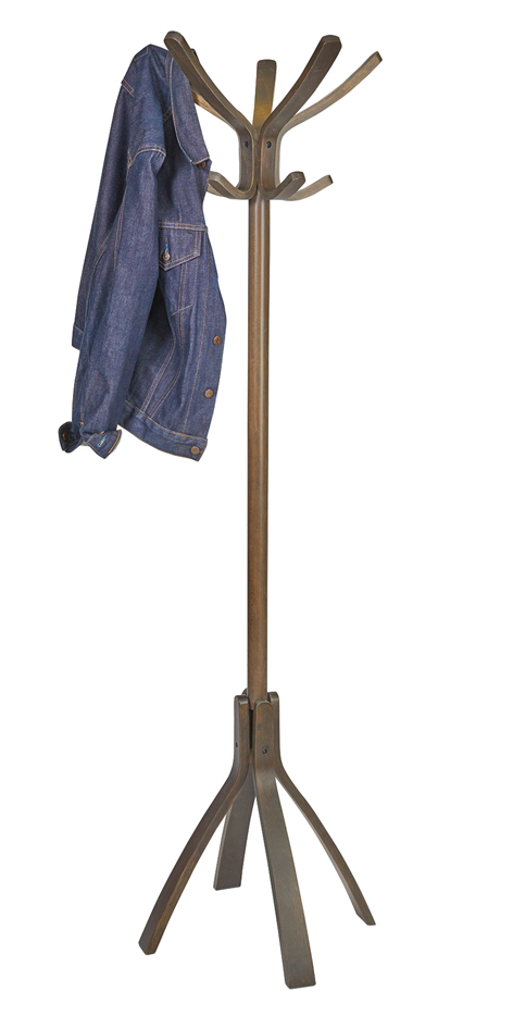 ALBA Portemanteau 'CAFE', (H)1.760 mm, bois foncé