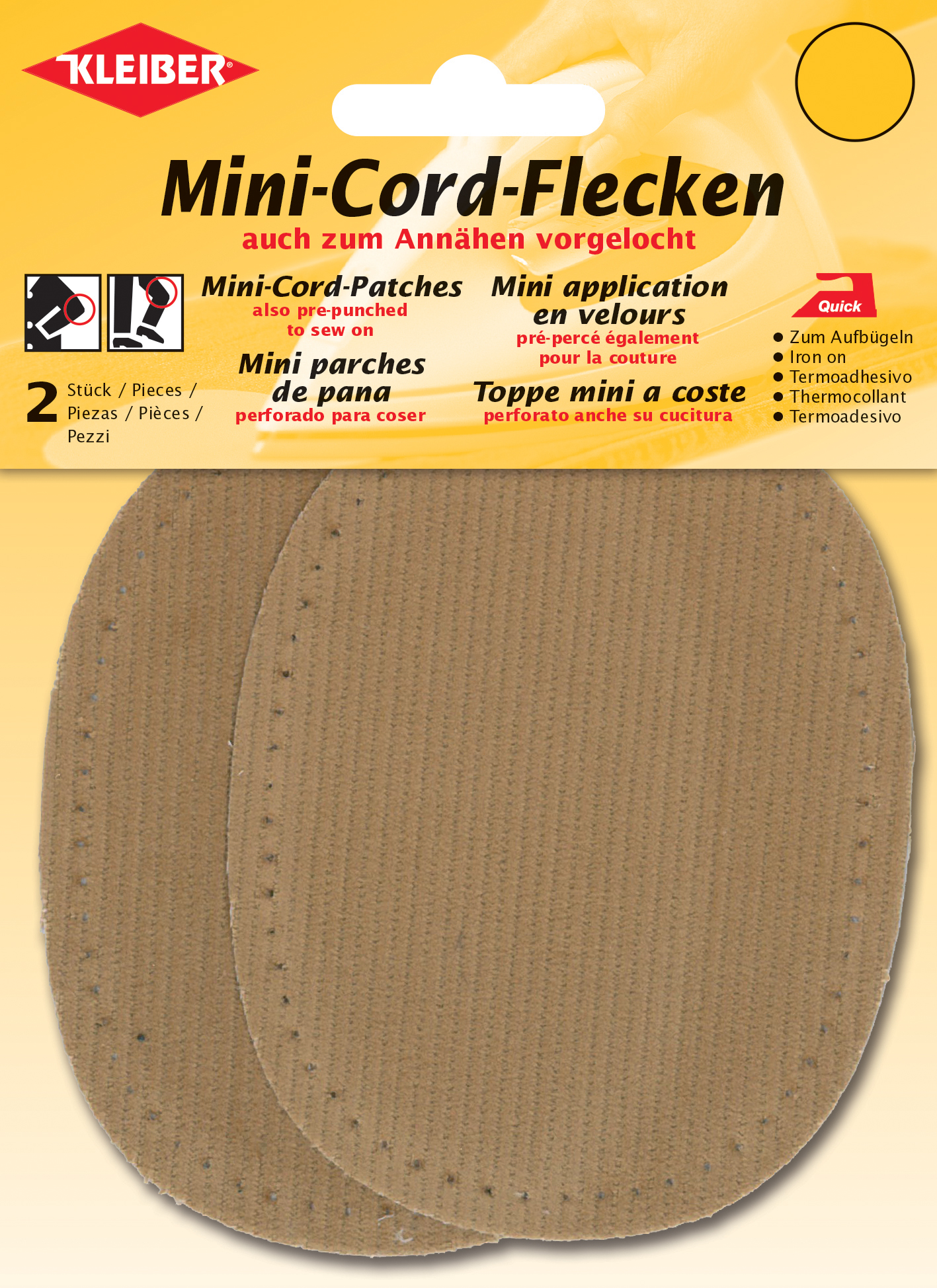 Patchs thermocollants, velours